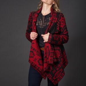 New! Open-front Blanket Sweater